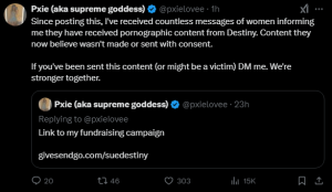 Pxie Goes From Sucking To Suing, Destiny Issues Awful Apology - Bastiat